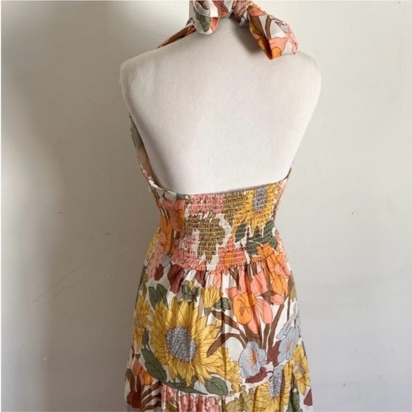Sezane Billie Dress 70s Boho Floral sz34 - Picture 2 of 11